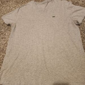 Lacoste Men's Heather Gray Tee